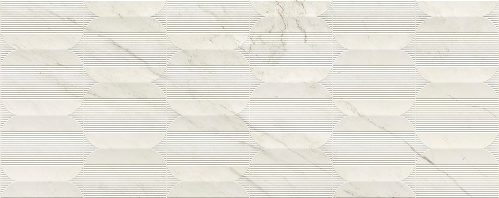 Glem White Deco rect.