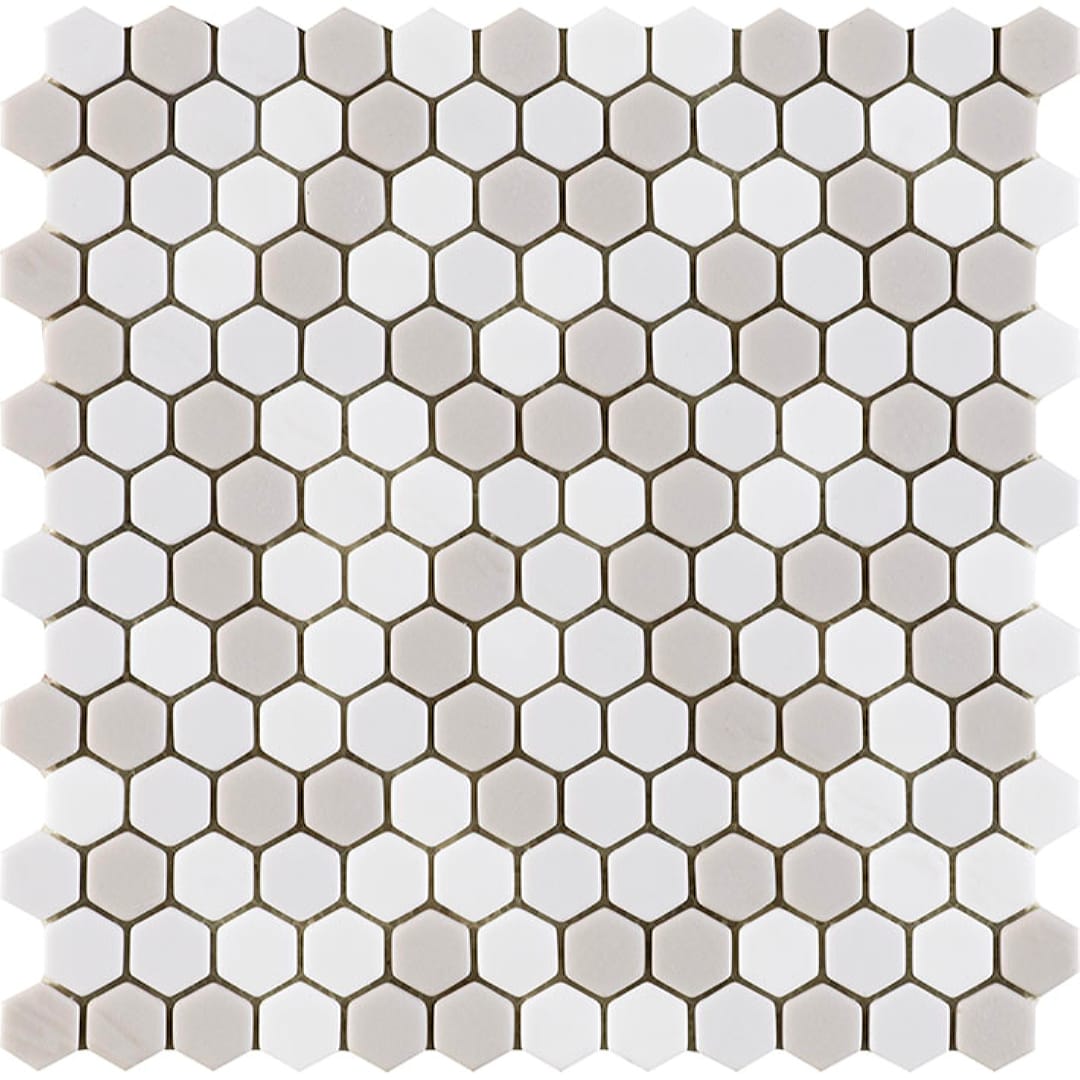 Glaze Hexagon Beiges Matt