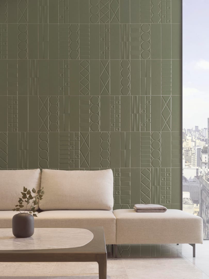 Geo Deco Green