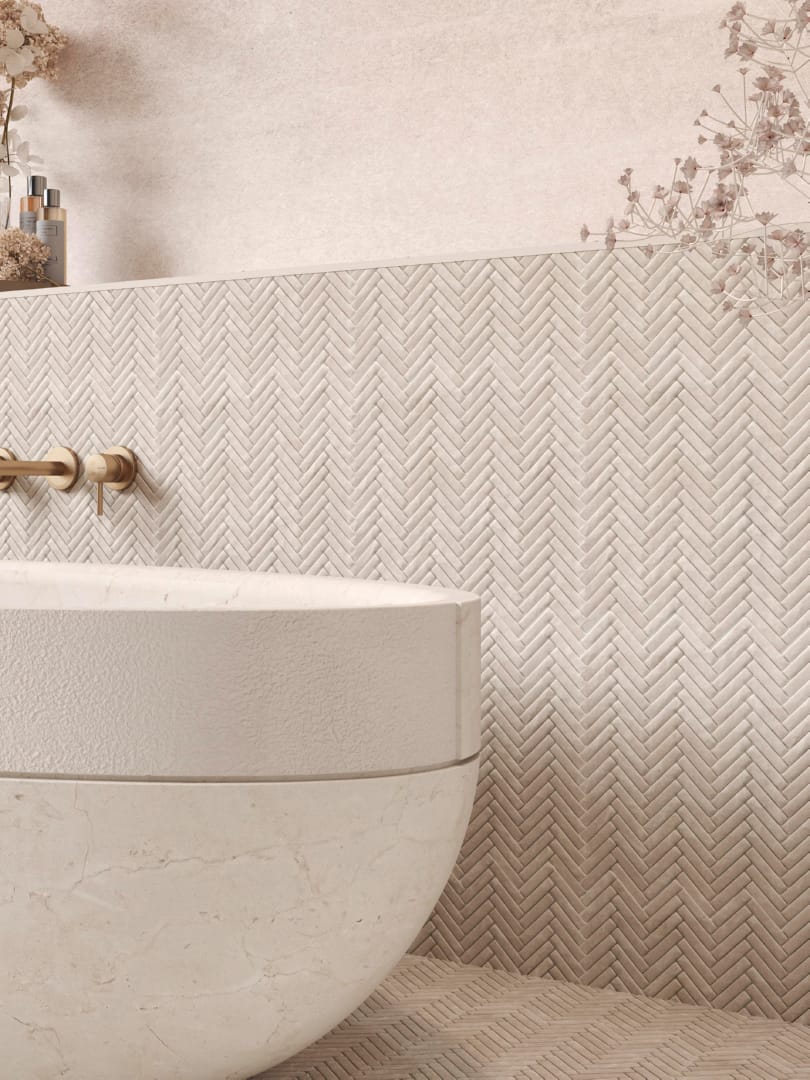 Herringbone Mystic Beige
