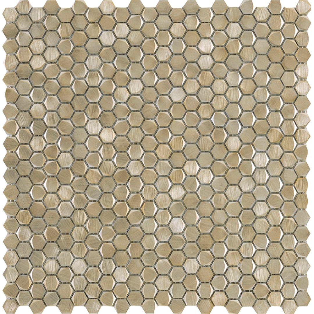 Gravity Aluminium Hexagon Gold