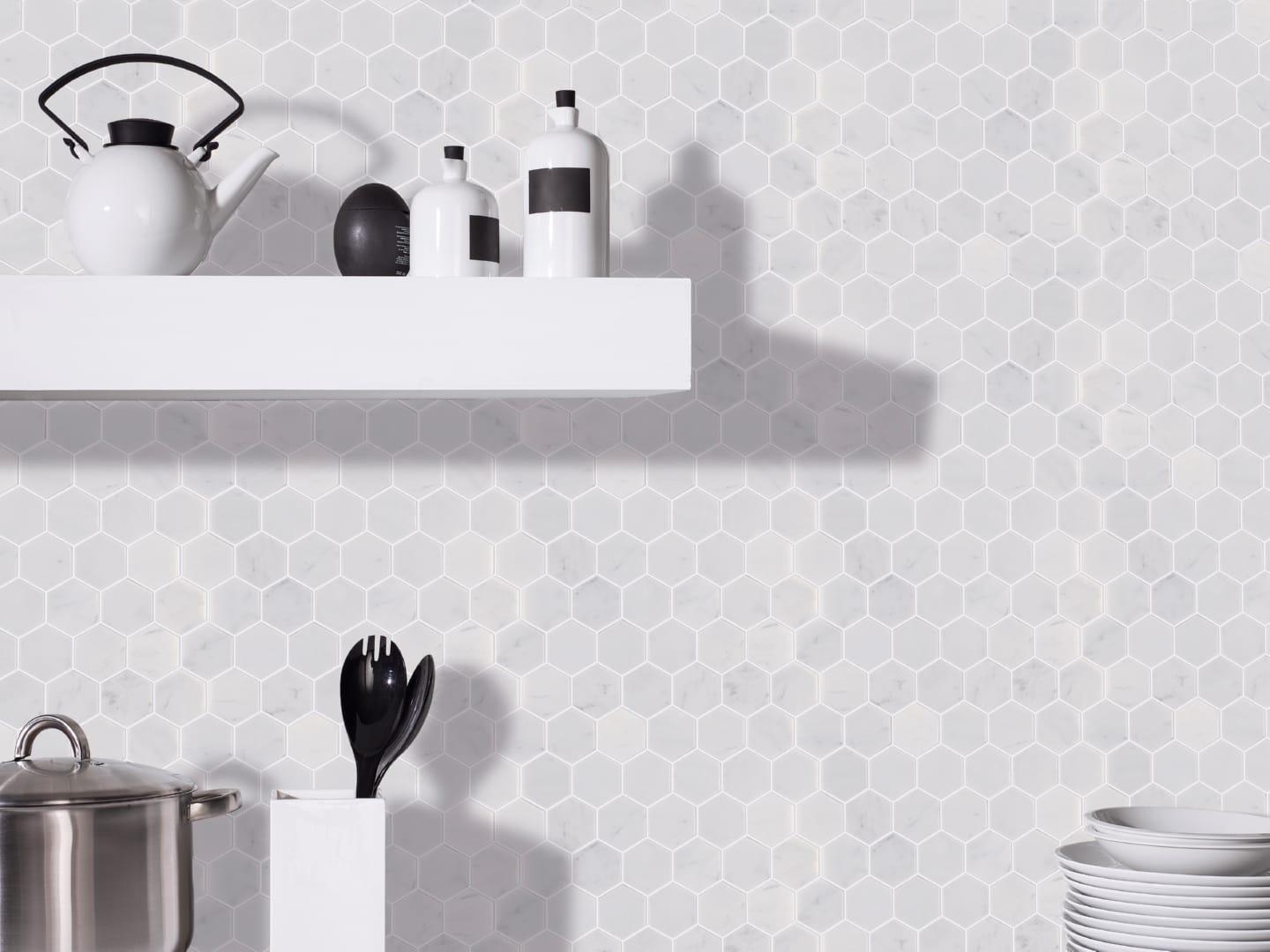 Essential Hexagon Persian White