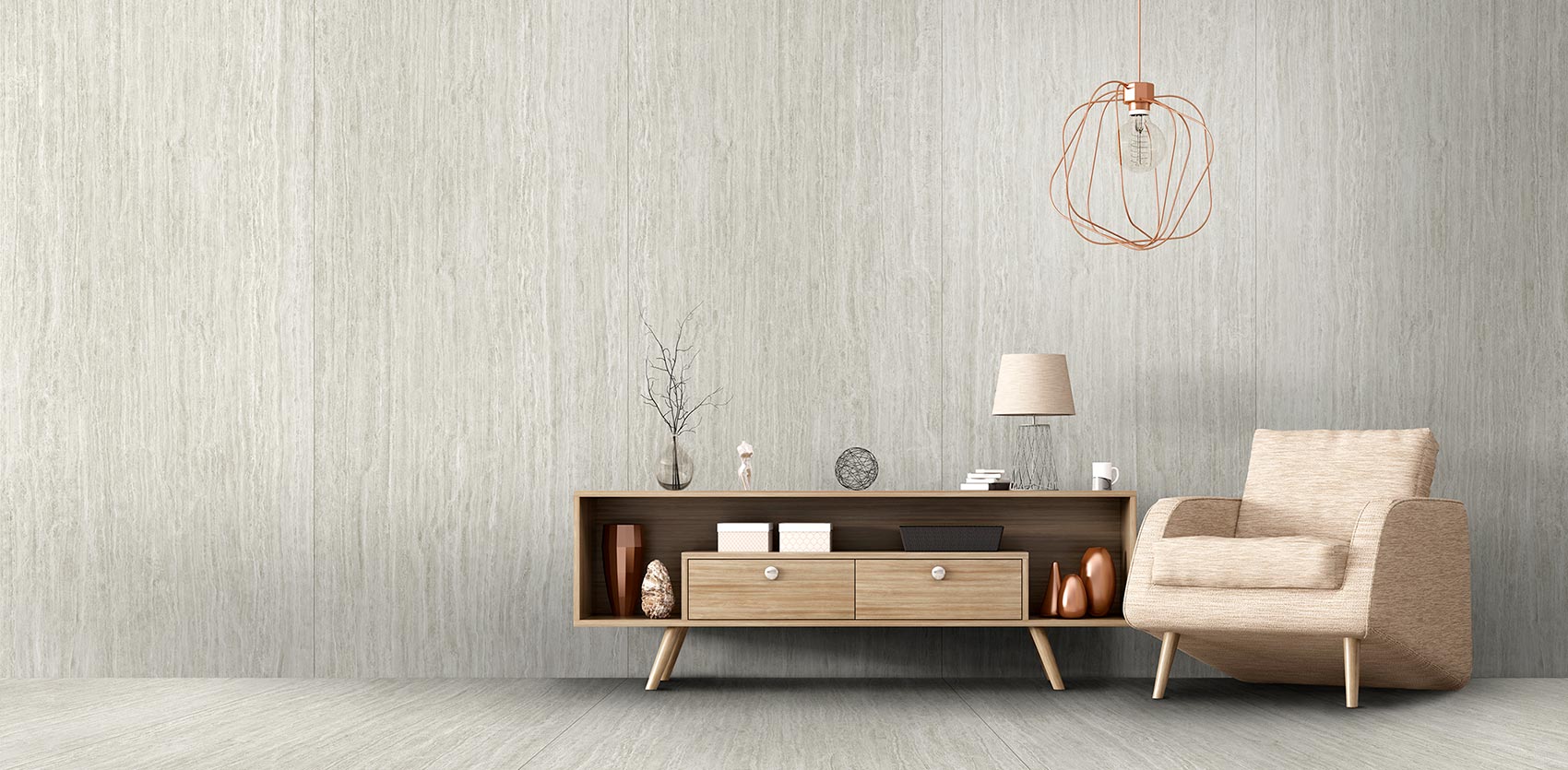 Travertino Grey