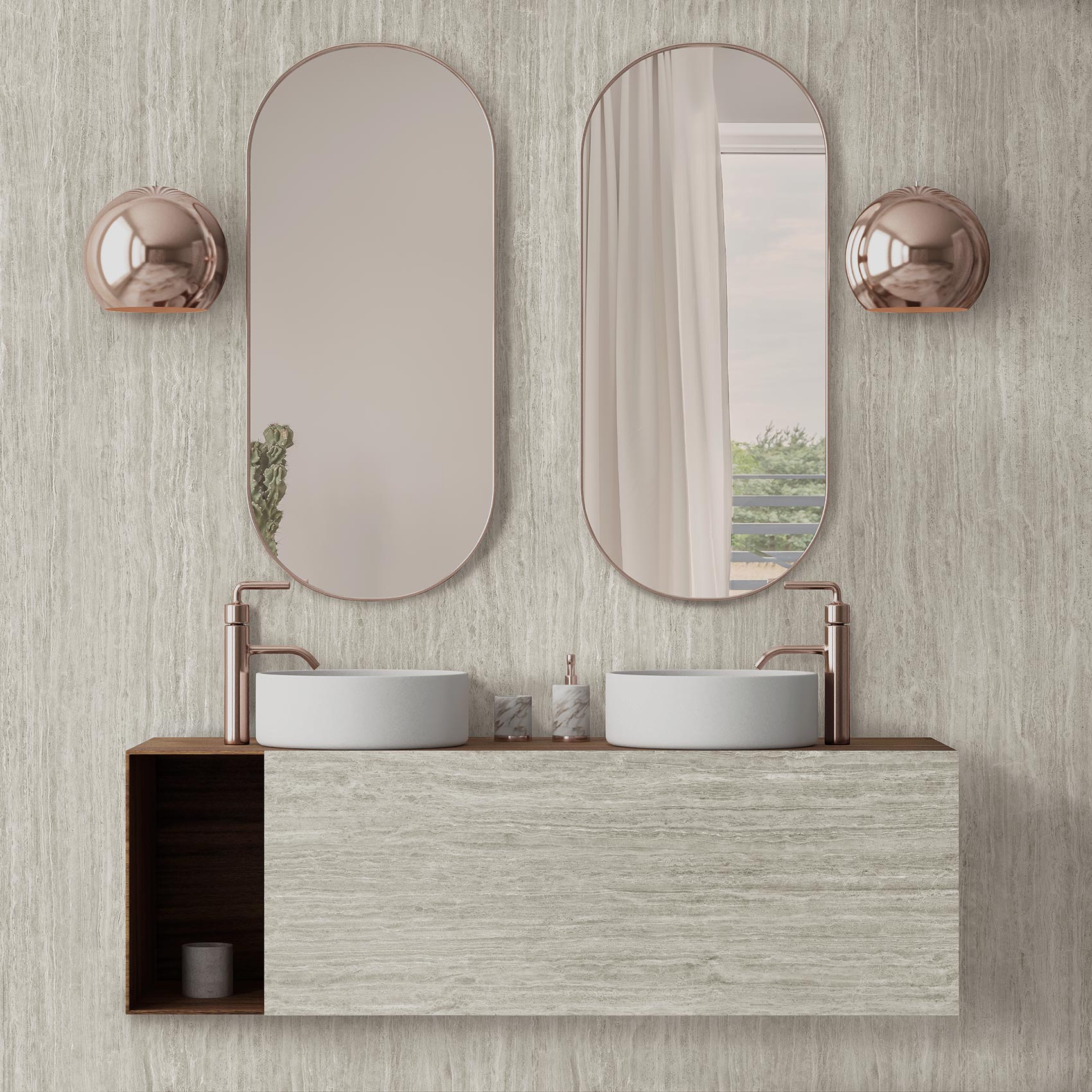 Travertino Grey