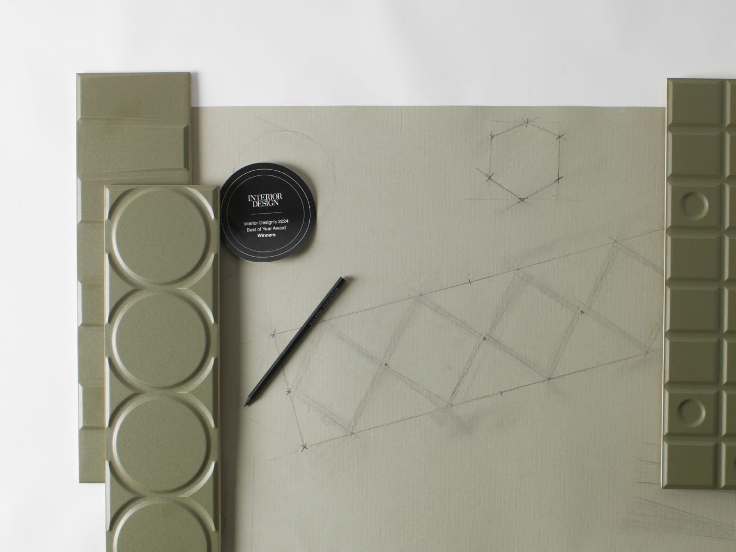 Geo Deco Green